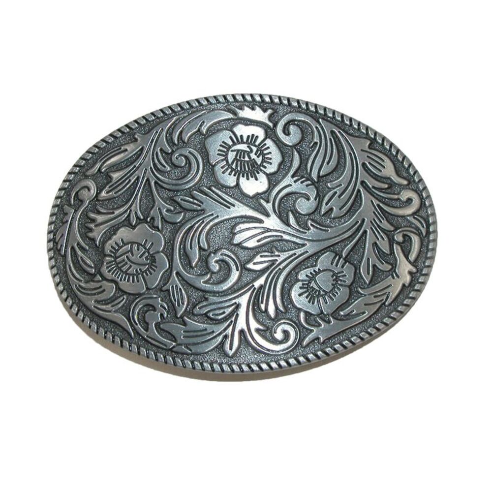 CTM Floral Print Belt Buckle